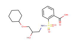 2-(3-cyclohexyloxy-2-hydroxy-propylsulfamoyl)-benzoic acid