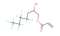3-(perfluorobutyl)-2-hydroxypropyl acrylate