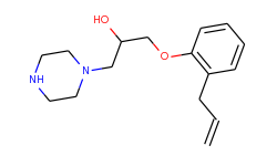 1-(2-allyl-phenoxy)-3-piperazin-1-yl-propan-2-ol