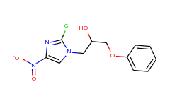 1-(2-chloro-4-nitro-1h-imidazol-1-yl)-3-phenoxypropan-2-ol