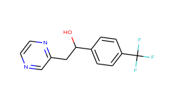 2-Pyrazin-2-yl-1-(4-trifluoromethylphenyl)ethanol