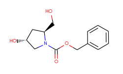 trans-n-benzyloxycarbonyl-4-hydroxy-2-hydroxymethylpyrrolidine
