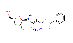 Adenosine, N-benzoyl-3'-deoxy-