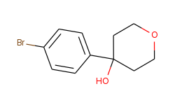 2H-Pyran-4-ol, 4-(4-bromophenyl)tetrahydro-