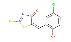 (5e)-5-(5-chloro-2-hydroxybenzylidene)-2-mercapto-1,3-thiazol-4(5h)-one