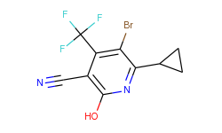 5-bromo-6-cyclopropyl-2-hydroxy-4-(trifluoromethyl)nicotinonitrile