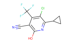 5-chloro-6-cyclopropyl-2-hydroxy-4-(trifluoromethyl)nicotinonitrile