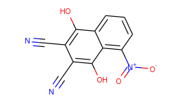 2,3-dicyano-1,4-dihydroxy-5-nitronaphthalene