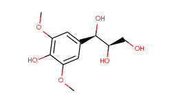 1,2,3-Propanetriol, 1-(4-hydroxy-3,5-dimethoxyphenyl)-, (1R,2R)-rel-