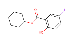 cyclohexyl 2-hydroxy-5-iodobenzoate