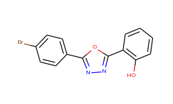 2-[5-(4-bromophenyl)-1,3,4-oxadiazol-2-yl]phenol