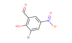 3-bromo-2-hydroxy-5-nitrobenzenecarbaldehyde