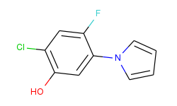 2-chloro-4-fluoro-5-(1h-pyrrol-1-yl)benzenol
