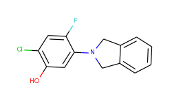2-chloro-5-(1,3-dihydro-2h-isoindol-2-yl)-4-fluorobenzenol