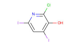 2-chloro-4,6-diiodo-3-pyridinol