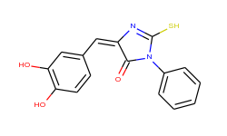 (5e)-5-(3,4-dihydroxybenzylidene)-2-mercapto-3-phenyl-3,5-dihydro-4h-imidazol-4-one