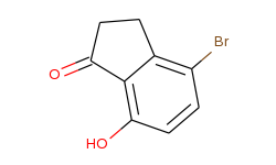 1h-inden-1-one,4-bromo-2,3-dihydro-7-hydroxy-