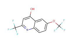 4-hydroxy-6-(trifluoromethoxy)-2-(trifluoromethyl)quinoline