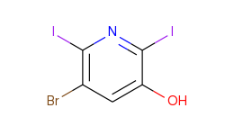 5-bromo-2,6-diiodopyridin-3-ol