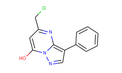 5-(chloromethyl)-3-phenylpyrazolo-[1,5-a]pyrimidin-7-ol