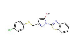 1-(1,3-benzothiazol-2-yl)-3-{[(4-chlorophenyl)-thio]methyl}-1h-pyrazol-5-ol