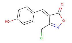 (4e)-3-(chloromethyl)-4-(4-hydroxybenzylidene)-isoxazol-5(4h)-one