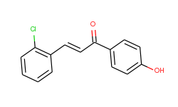 3-(2-chlorophenyl)-1-(4-hydroxyphenyl)-2-propen-1-one