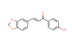 3-(1,3-benzodioxol-5-yl)-1-(4-hydroxyphenyl)-2-propen-1-one