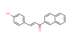 3-(4-hydroxyphenyl)-1-(2-naphthyl)-2-propen-1-one
