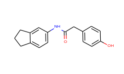 n-(2,3-dihydro-1h-inden-5-yl)-2-(4-hydroxyphenyl)-acetamide