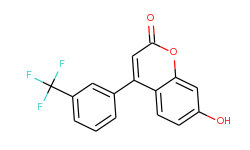 7-hydroxy-4-(3-trifluoromethylphenyl)coumarin
