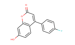 2h-1-benzopyran-2-one,4-(4-fluorophenyl)-7-hydroxy-