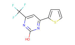 4-(2-thienyl)-6-(trifluoromethyl)pyrimidin-2-ol