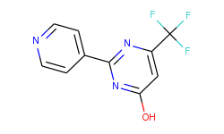 2-(4-pyridinyl)-6-(trifluoromethyl)-4-pyrimidinol