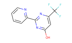 2-(2-pyridinyl)-6-(trifluoromethyl)-4-pyrimidinol