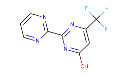 2-(pyrimidin-2-yl)-6-(trifluoromethyl)-pyrimidin-4-ol
