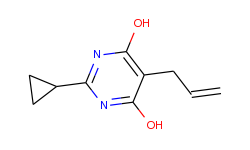 5-allyl-2-cyclopropylpyrimidine-4,6-diol