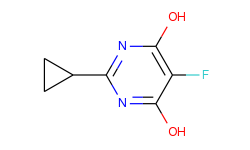 2-cyclopropyl-5-fluoropyrimidine-4,6-diol