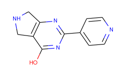 2-(4-pyridinyl)-6,7-dihydro-5h-pyrrolo[3,4-d]-pyrimidin-4-ol