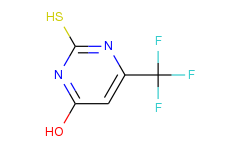 2-sulfanyl-6-(trifluoromethyl)-4-pyrimidinol