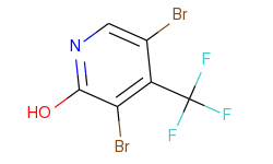3,5-dibromo-2-hydroxy-4-(trifluoromethyl)pyridine