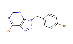 3-(4-bromobenzyl)-3h-[1,2,3]triazolo-[4,5-d]pyrimidin-7-ol