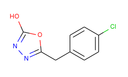 5-[(4-chlorophenyl)methyl]-1,3,4-oxadiazol-2-ol