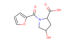 1-(2-furylcarbonyl)-4-hydroxy-2-pyrrolidinecarboxylic acid