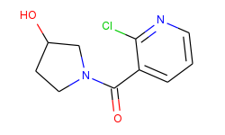 (2-chloro-3-pyridinyl)(3-hydroxy-1-pyrrolidinyl)-methanone
