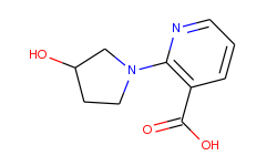 2-(3-hydroxy-1-pyrrolidinyl)nicotinic acid