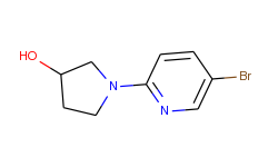 1-(5-bromo-2-pyridinyl)-3-pyrrolidinol