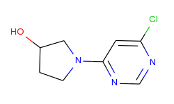 1-(6-chloro-4-pyrimidinyl)-3-pyrrolidinol