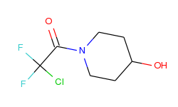2-chloro-2,2-difluoro-1-(4-hydroxypiperidino)-1-ethanone