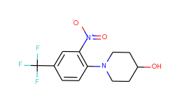 1-[2-nitro-4-(trifluoromethyl)phenyl]-piperidin-4-ol